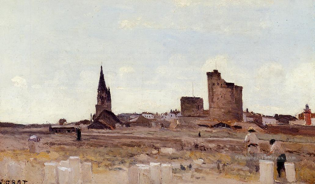 Carrière de La Rochelle près de l’entrée du Port Jean Baptiste Camille Corot Peintures à l'huile